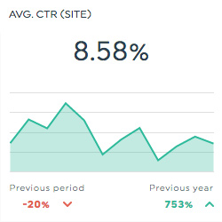 ctr google search console dashboard